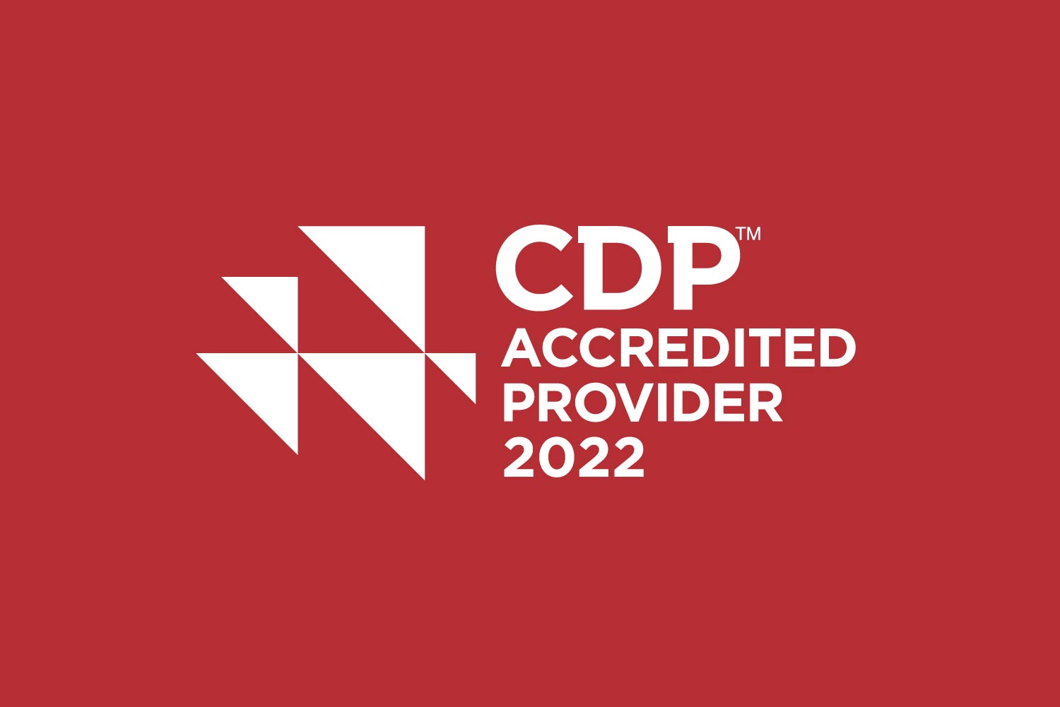 A CDP-accredited provider
